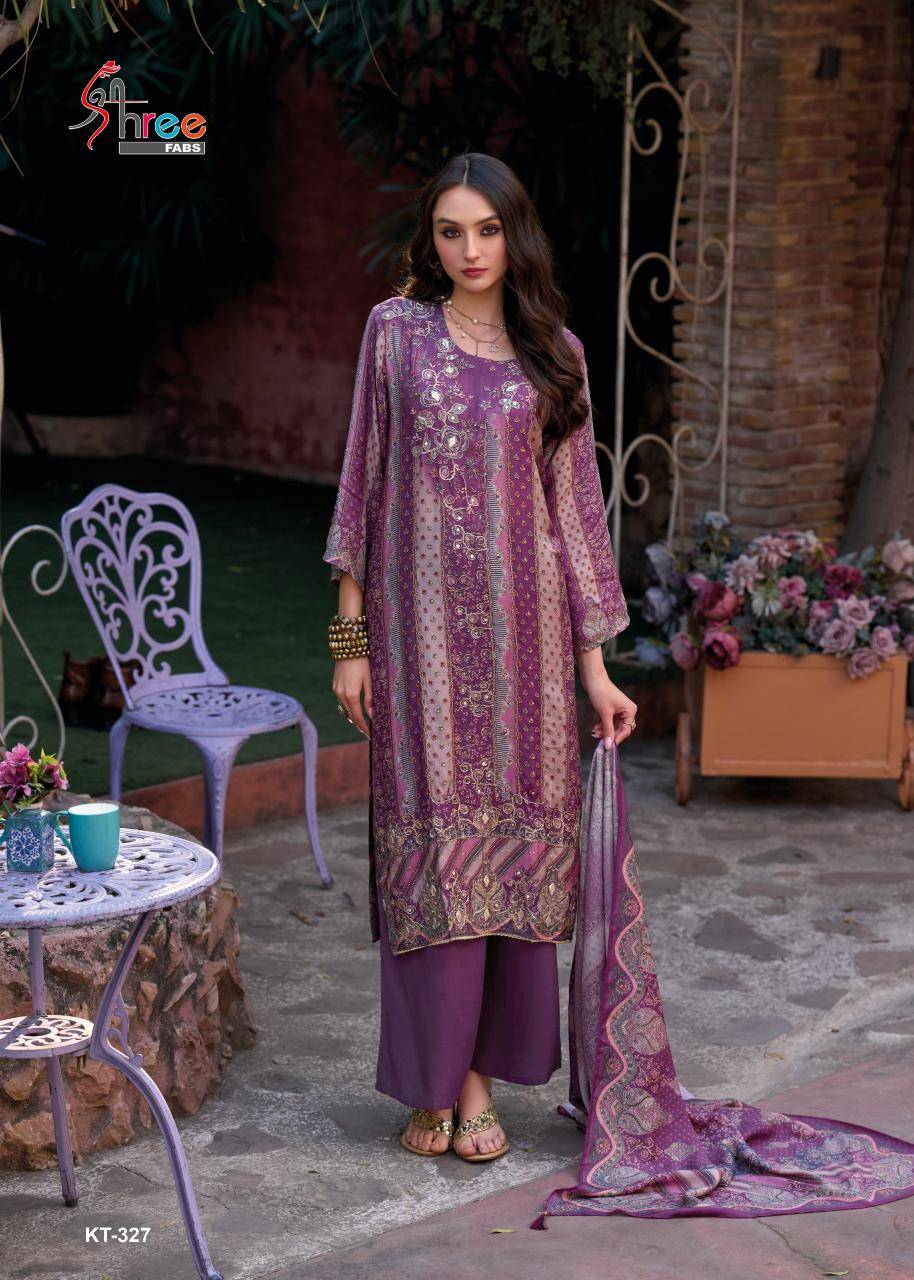Shree fabs KT - 327 Wholesale dress material dealers in india